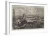 The Naval Docks in Course of Construction at Chatham-null-Framed Giclee Print