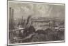 The Naval Docks in Course of Construction at Chatham-null-Mounted Giclee Print