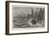 The Naval Manoeuvres, a Rough Anchorage for X Fleet-Fred T. Jane-Framed Giclee Print