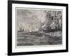 The Naval Manoeuvres, Action Off the Isle of Man, 3 August-William Heysham Overend-Framed Giclee Print