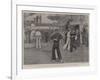 The Naval Manoeuvres, an Evening Off Duty on Board a Battleship-William Hatherell-Framed Giclee Print