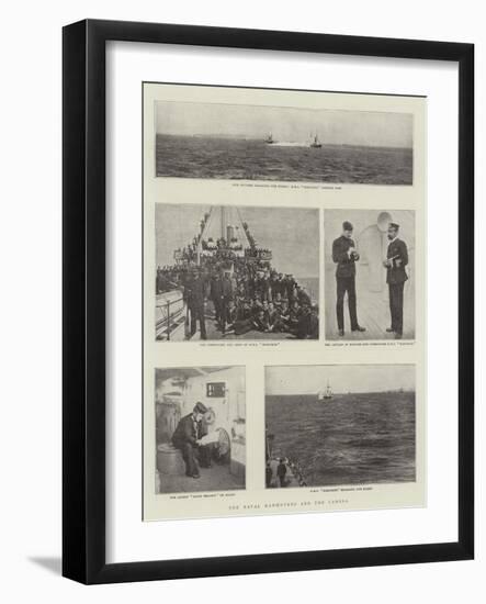 The Naval Manoeuvres and the Camera-null-Framed Giclee Print