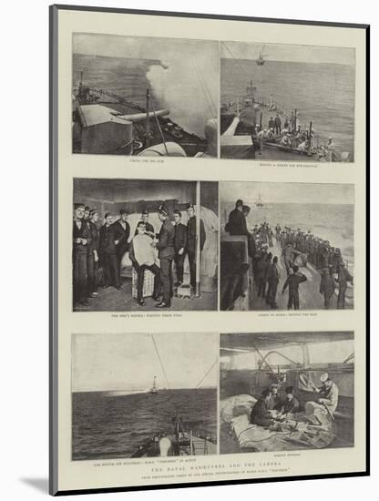 The Naval Manoeuvres and the Camera-null-Mounted Giclee Print