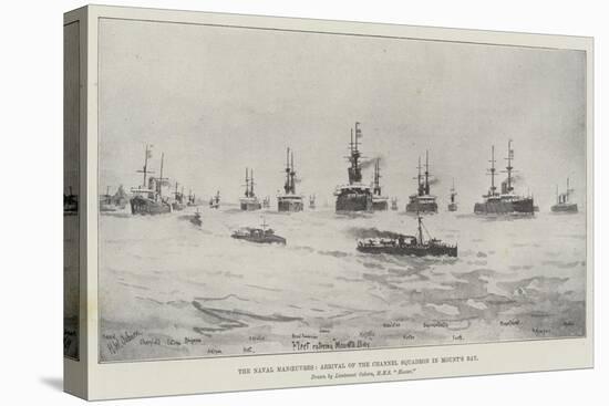 The Naval Manoeuvres, Arrival of the Channel Squadron in Mount's Bay-null-Stretched Canvas