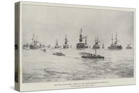 The Naval Manoeuvres, Arrival of the Channel Squadron in Mount's Bay-null-Stretched Canvas