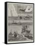 The Naval Manoeuvres at Portsmouth-null-Framed Stretched Canvas