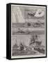 The Naval Manoeuvres at Portsmouth-null-Framed Stretched Canvas