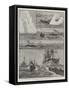 The Naval Manoeuvres at Portsmouth-null-Framed Stretched Canvas