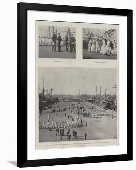 The Naval Manoeuvres at Portsmouth-null-Framed Giclee Print
