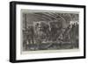 The Naval Manoeuvres, Coaling an Ironclad-William Heysham Overend-Framed Giclee Print