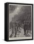 The Naval Manoeuvres, Coaling HMS Benbow by Electric Light-Joseph Nash-Framed Stretched Canvas