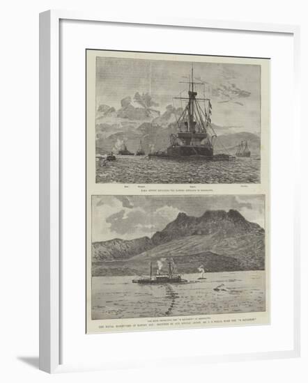 The Naval Manoeuvres in Bantry Bay-null-Framed Giclee Print