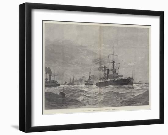 The Naval Manoeuvres, Steam Tactics-Henry Charles Seppings Wright-Framed Giclee Print