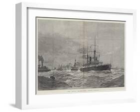 The Naval Manoeuvres, Steam Tactics-Henry Charles Seppings Wright-Framed Giclee Print