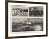 The Naval Manoeuvres, the Decisive Battle Off the Lizard-Joseph Nash-Framed Giclee Print