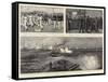 The Naval Manoeuvres, the Decisive Battle Off the Lizard-Joseph Nash-Framed Stretched Canvas