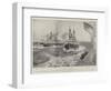 The Naval Manoeuvres, the Gridiron-Henry Charles Seppings Wright-Framed Giclee Print