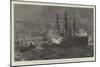 The Naval Manoeuvres, Torpedo Attack on Admiral Tryon's Squadron in Plymouth Sound-null-Mounted Giclee Print