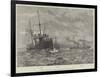 The Naval Manoeuvres, Torpedo-Catchers Off the Wicklow Coast-null-Framed Premium Giclee Print