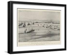 The Naval Manoeuvres, X Fleet at St Mary's, Scilly-Henry Charles Seppings Wright-Framed Giclee Print