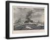 The Naval Manoeuvres, X Fleet Off Guernsey in Heavy Weather-Fred T. Jane-Framed Giclee Print