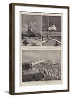 The Naval Manoeuvres-Charles Edward Dixon-Framed Giclee Print