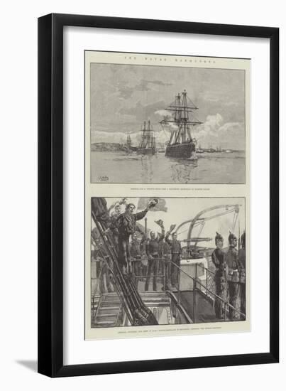 The Naval Manoeuvres-null-Framed Giclee Print