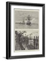 The Naval Manoeuvres-null-Framed Giclee Print