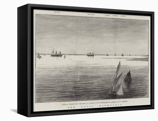 The Naval Manoeuvres-Warry-Framed Stretched Canvas