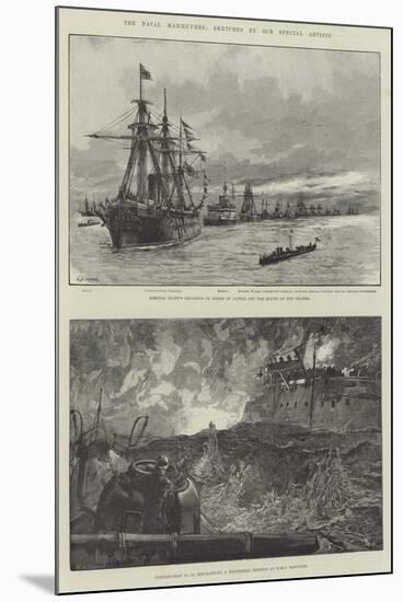 The Naval Manoeuvres-William Heysham Overend-Mounted Giclee Print
