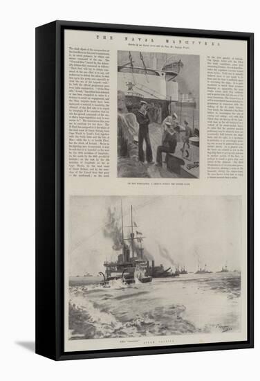 The Naval Manoeuvres-Henry Charles Seppings Wright-Framed Stretched Canvas