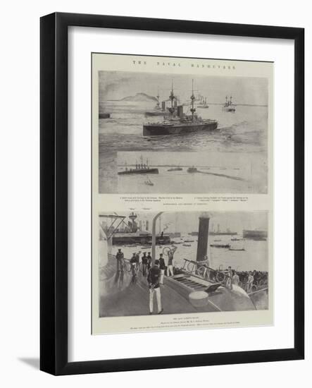 The Naval Manoeuvres-Henry Charles Seppings Wright-Framed Giclee Print