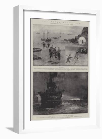 The Naval Manoeuvres-Henry Charles Seppings Wright-Framed Giclee Print