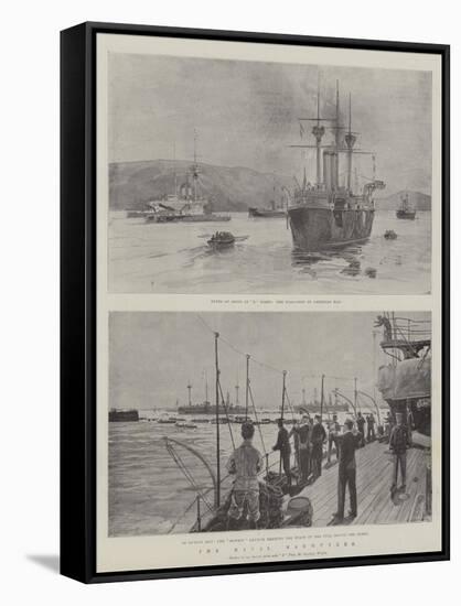 The Naval Manoeuvres-Henry Charles Seppings Wright-Framed Stretched Canvas