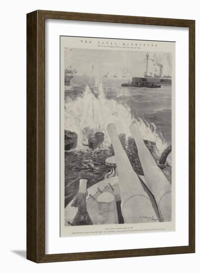 The Naval Manoeuvres-Henry Charles Seppings Wright-Framed Giclee Print