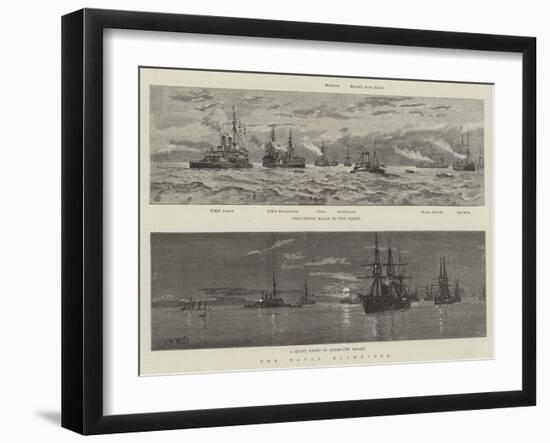 The Naval Manoeuvres-null-Framed Giclee Print