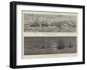 The Naval Manoeuvres-null-Framed Giclee Print