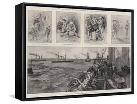 The Naval Manoeuvres-null-Framed Stretched Canvas