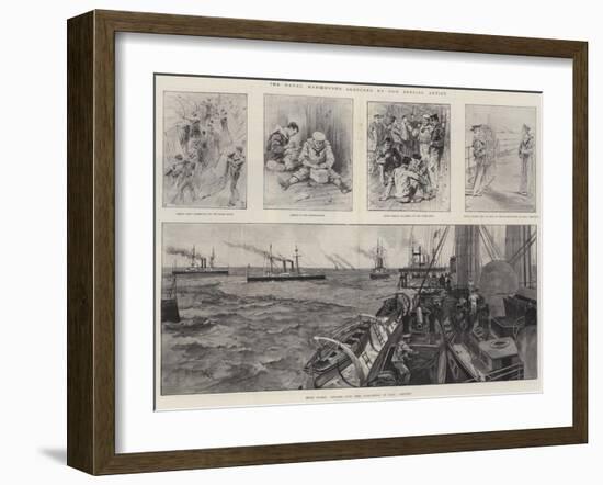 The Naval Manoeuvres-null-Framed Giclee Print