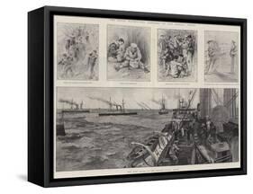 The Naval Manoeuvres-null-Framed Stretched Canvas