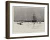 The Naval Mobilisation, B Squadron in Portland Roads-William Lionel Wyllie-Framed Giclee Print