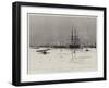 The Naval Mobilisation, B Squadron in Portland Roads-William Lionel Wyllie-Framed Giclee Print