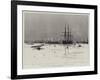 The Naval Mobilisation, B Squadron in Portland Roads-William Lionel Wyllie-Framed Giclee Print