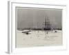 The Naval Mobilisation, B Squadron in Portland Roads-William Lionel Wyllie-Framed Giclee Print