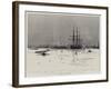 The Naval Mobilisation, B Squadron in Portland Roads-William Lionel Wyllie-Framed Giclee Print