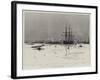 The Naval Mobilisation, B Squadron in Portland Roads-William Lionel Wyllie-Framed Giclee Print