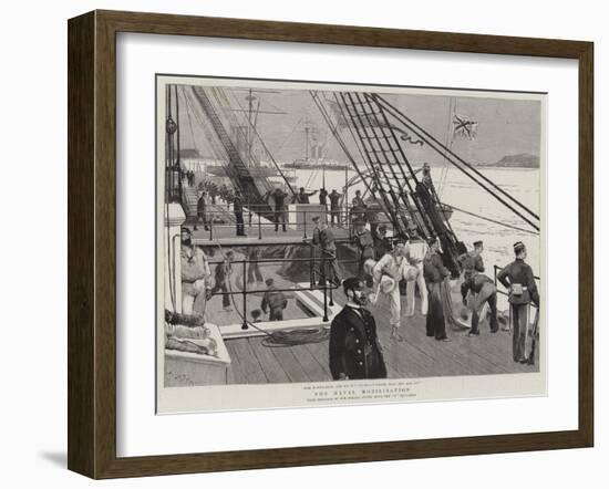 The Naval Mobilisation-Joseph Nash-Framed Giclee Print