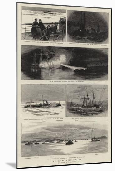 The Naval Mobilisation-null-Mounted Giclee Print