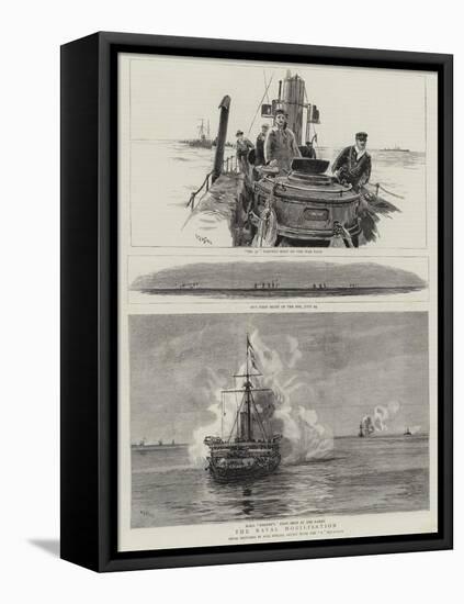 The Naval Mobilisation-William Lionel Wyllie-Framed Stretched Canvas
