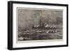 The Naval Review and Sham Fight at Portsmouth, Torpedo Boats Attacking the Colossus-William Lionel Wyllie-Framed Giclee Print